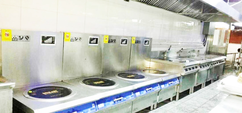 北京中航艾維克酒店廚房電磁灶設備